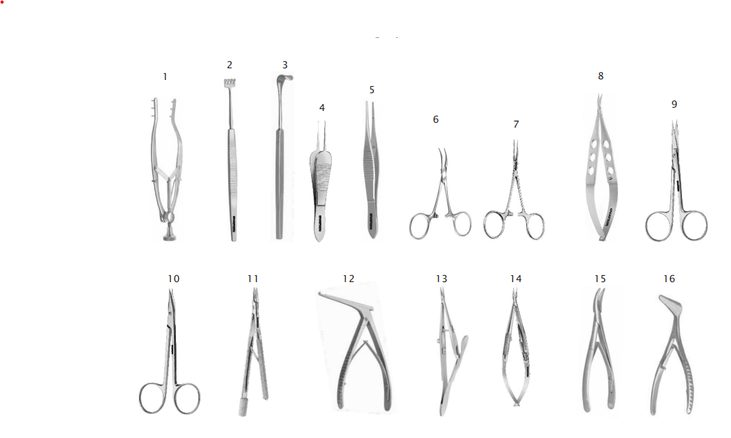Microsurgery Lacrimal Set (Dcr)